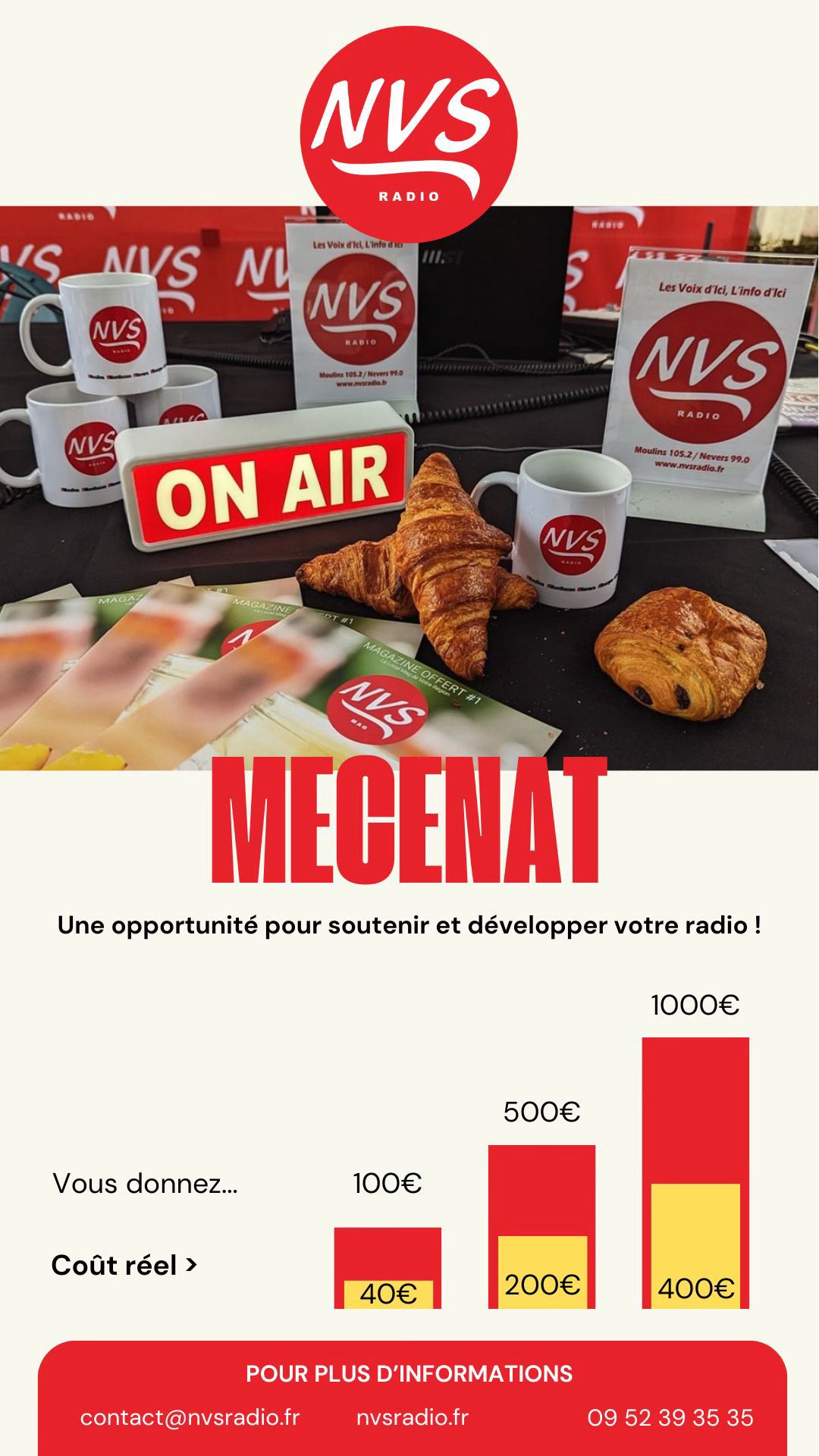 Particuliers, Entreprises devenez Don'Acteur avec le m&eacute;c&egrave;ne'NVS