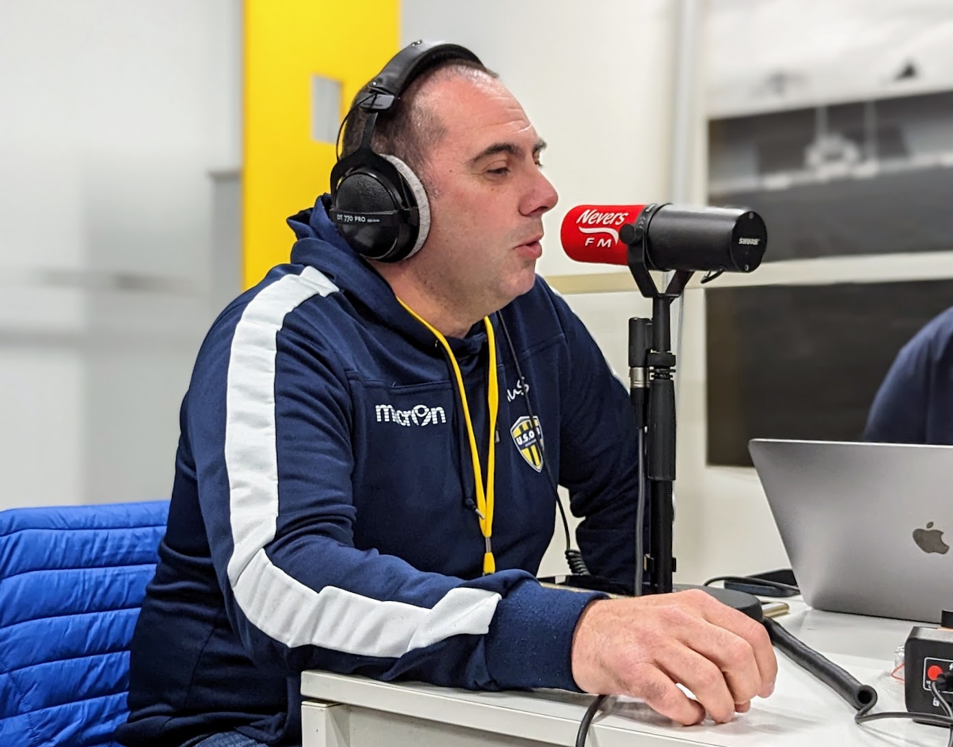 Anthony Roux, pr&eacute;sident du club de supporters "Azur & Or"