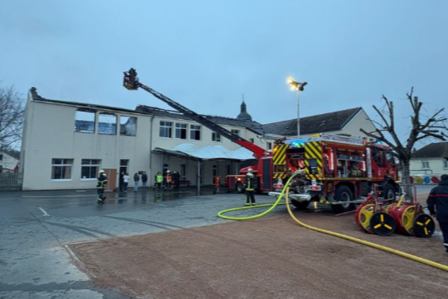 À Saint-Victor, les élèves retrouvent leur école après l’incendie de janvier 2025